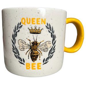 TAG Queen Bee Soup Mug Speckled Ceramic Oversized Planter